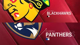 Chicago Blackhawks vs Florida Panthers Play by Play Welcome back to Joel Quenneville