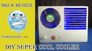 Making a Powerful Ac cooler || Using Mist Maker | Homemade humidifier Air Cooler .