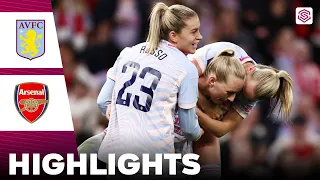 Arsenal vs Aston Villa | What a Game | Highlights | FA Women's Super League 24-03-2024