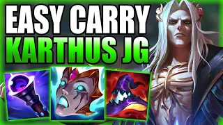 KARTHUS JUNGLE CAN EASILY BE YOUR TICKET OUT OF LOW ELO! Best Build/Runes S+ Guide League of Legends