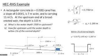 HEC-RAS: Overview and simple example - CE 331, Class 41 (19 Apr 2024)