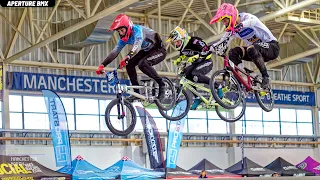 Berm Moves & Track Bites! // 2024 BMX National Series Round 2 // Manchester Indoor // UK BMX Racing