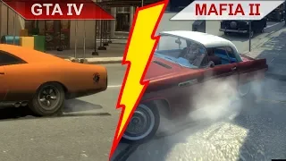 BIG BATTLE: GTA IV (2008) vs. MAFIA II (2010) COMPARISON 2 | PC | ULTRA