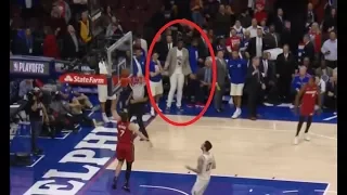 Joel Embiid ANGRY After Goran Dragic Meaningless Layup in Last Seconds