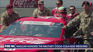 NASCAR honors the military Coca-Cola 600 Weekend