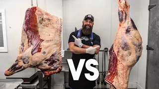 Cow Front Quarter VS Hind Quarter! (Custom Cut Style) | The Bearded Butchers