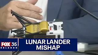Moon lander Odysseus is on its side but sending back signals