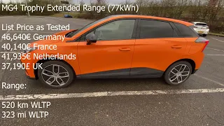 MG4 Trophy Extended Range (77kWh) Review [Interior, Exterior, Range, Handling, Buyer's Advice]