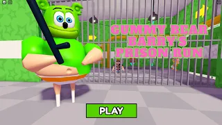 Roblox Gummy Bear Barry's Prison Run! Obby Full Gameplay #roblox