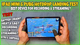 iPad Mini 6 PUBG HotDrop Test with Recording | Best iPad for PUBG | Electro Sam