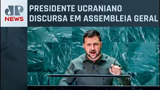 Volodymyr Zelensky promete entregar proposta global de paz à ONU