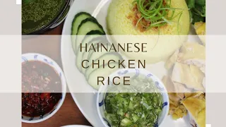 Must Try Hainanese Chicken Rice! So Tasty and Full of Flavor