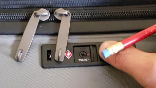 How to Change a Luggage Lock Combination COOLIFE Luggage Suitcase