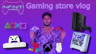 Infiniti gaming store vlog | PlayStation 4 pro | x box | pc build | gaming experience 🔥-#thanjavur