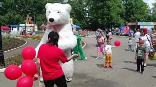 В Саранске обнаружен танцующий медведь!