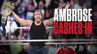 Dean Ambrose wins the WWE World Heavyweight Title at WWE Money in the Bank- What you need to know...