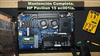 HP Pavilion 15 ec0001la, Mantención, Cambio De Pasta Térmica y Más 🐊✨| RC #8.