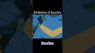 #Evolution of Snorlax in Pokèmon series#pikachu#pokemon#pokemonunite