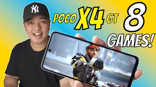 POCO X4 GT Gaming Review - 8 GAMES TESTED