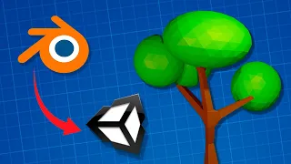 Как сделать Low Poly модель для Unity | Blender