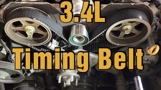 3.4L Timing belt and waterpump replacment by a Toyota master tech