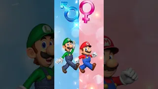 Super Mario Bros. Gender Swap edit | Super Mario Con Genero Opuesto !!