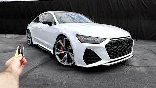 2021 Audi RS7: Start Up, Exhaust, Walkaround and Review