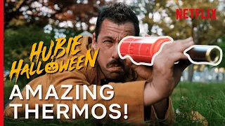 Adam Sandler’s Insane Swiss-Army Thermos | Hubie Halloween | Netflix