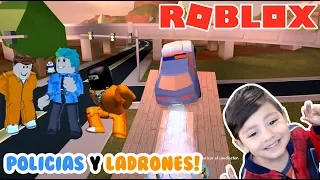 Jailbreak en Roblox | Coches Policias y Ladrones | Juegos Roblox para niños