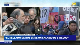 Eduardo Belliboni - Piqueteros vuelven a marchar y piden paro general | HNT con Hugo Macchiavelli