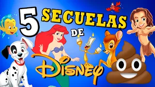 5 secuelas DISNEY a secas (de 💩)