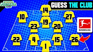 Hard ⚽ Quiz | Can You Guess The Club By Players Jersey Numbers ❓ - LIBRARIES FOOTBALL QUIZ 2024.