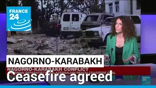 Azerbaijan and Armenian separatists agree ceasefire in Nagorno-Karabakh • FRANCE 24 English