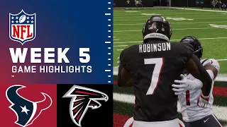 Texans vs Falcons Week 5 Simulation Highlights | Madden 24 Rosters