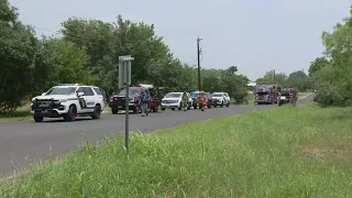 Mobile home collapses in fire in west Bexar County