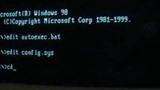 Installing Windows 98 SE from scratch with 2GB of RAM present