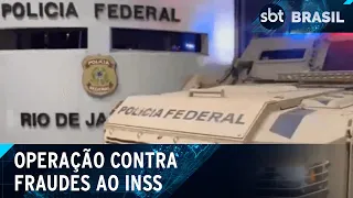 PF faz operação contra quadrilha especializada em fraudes contra INSS no Rio | SBT Brasil (23/05/24)