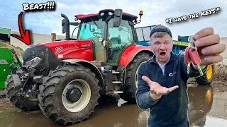 TIME TO SWAP!? MONSTER TRACTOR ARRIVES ON THE FARM!!