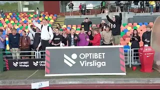 Grobiņa Sc-FK Liepāja,pēc spēļu emocijas