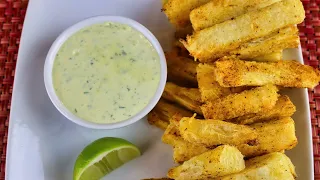 Yuca al Horno con Salsa Especial