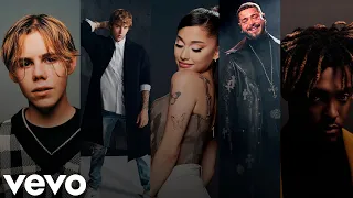 The Kid LAROI, Justin Bieber - Stay Remix  feat. Juice WRLD, Post Malone & Ariana Grande (MV)