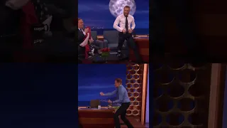 conor mcgregor demos his capoeira kick on conan