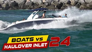 Dad Was NOT Ready For This! | Boats vs Haulover Inlet