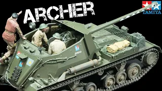 British Archer tank destroyer (Tamiya 1:35 model kit)