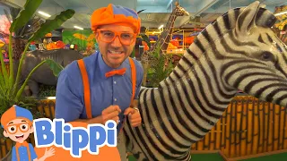 Blippi Visits Party Jungle! | Learn About Animals for Kids | Educational Videos for Kids