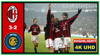 AC Milan v Inter Milan: 3-2 Série A 2003-04 - NTV +  4K UHD