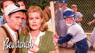 Samantha Helps A Boy To Win A Game | Bewitched