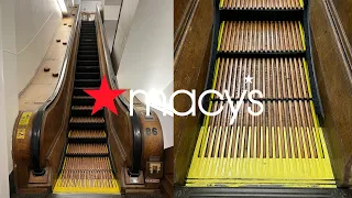 Historic Wooden OTIS Escalators [Floors G-9] Macy's Herald Square - New York, NY