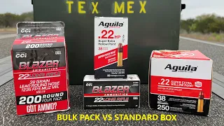 22lr Standard Box vs Bulk Packs