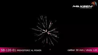 Салют 120 залпов PREHISTORIC AL POWER SB-120-01 Maxsem Fireworks